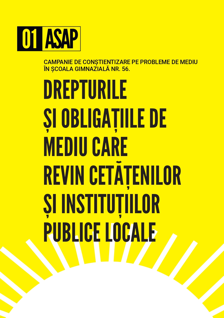 DREPTURILE ȘI OBLIGAȚIILE DE MEDIU CARE REVIN CETĂȚENILOr ȘI INSTITUȚIILOR PUBLICE LOCALE